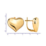 Серьги из красного золота 585 пробы