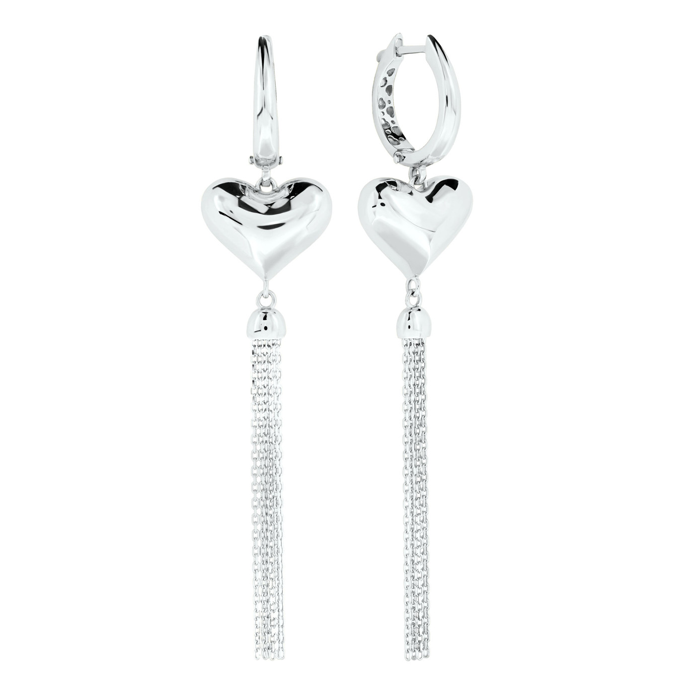 Серьги из белого золота 585 пробы