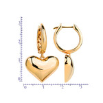Серьги из красного золота 585 пробы