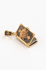 Нательная икона из красного золота 585 пробы